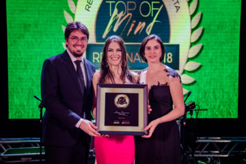 Top Of Mind Regional 2018 premia as 100 marcas mais lembradas