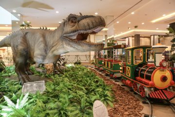 Exposição de dinossauros acaba de chegar no RibeirãoShopping