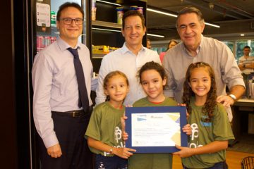 Perplan recebe selo “Empresa Amiga da Criança” por apoio ao Projeto “Nadando na Frente”, do Instituto de Esportes de Ribeirão Preto