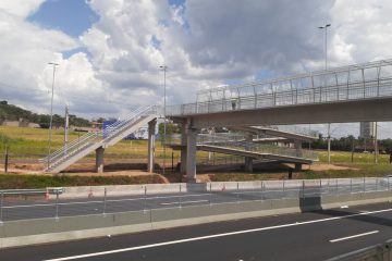 Arteris ViaPaulista finaliza construção de passarela de pedestres em trecho entre Ribeirão e Bonfim Paulista