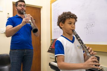 Instituição Aparecido Savegnago promove Concerto Pedagógico de Clarinete, Saxofone e Viola